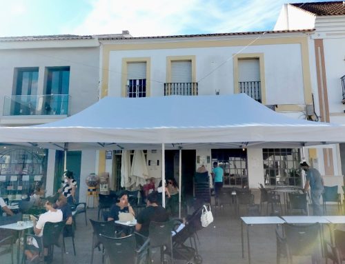 Carpas desmontables para terrazas exteriores
